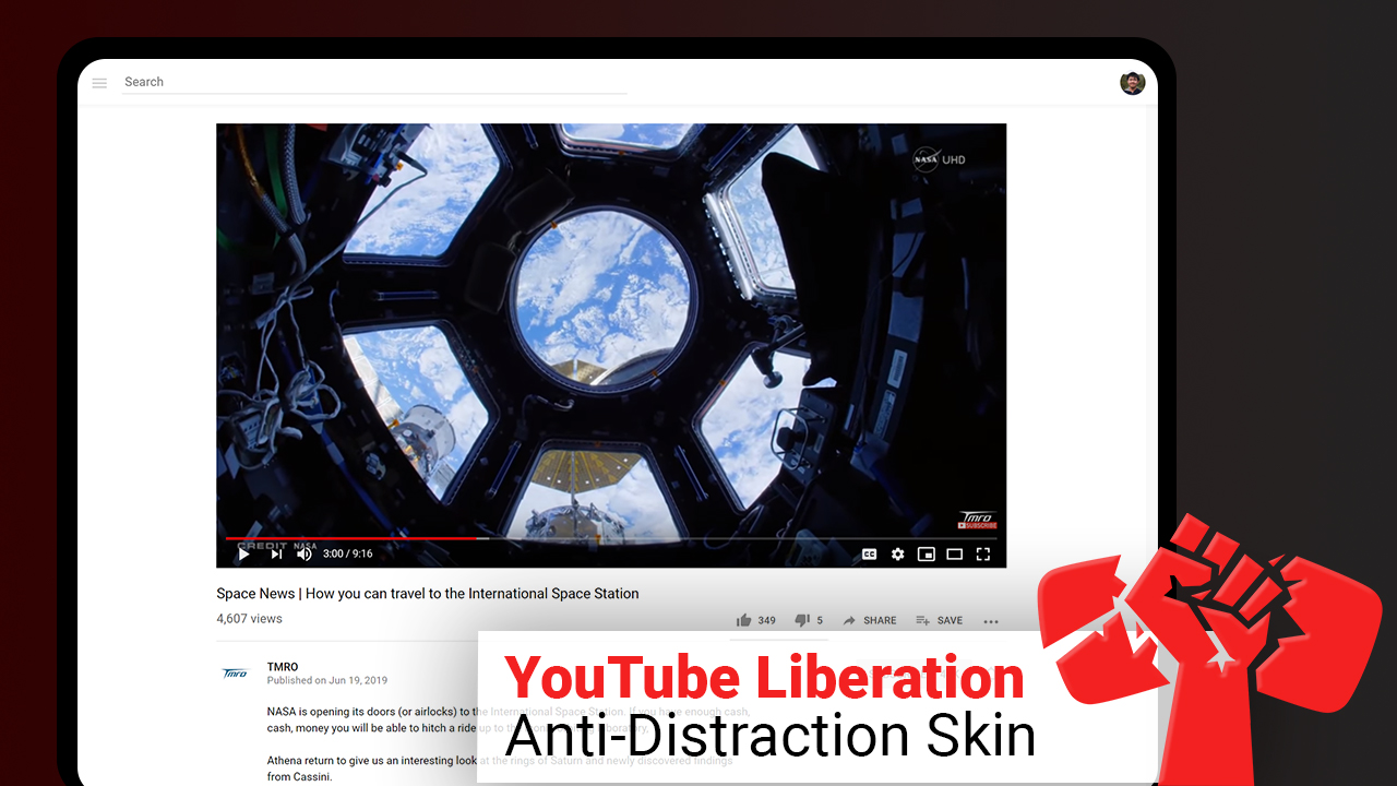Screenshot for project YouTube Liberation